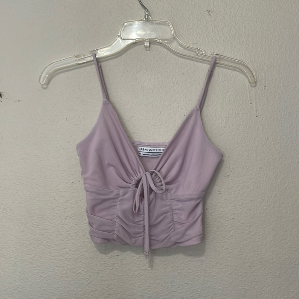 URBAN OUTFITTERS LILAC  LAVENDER CROP TOP